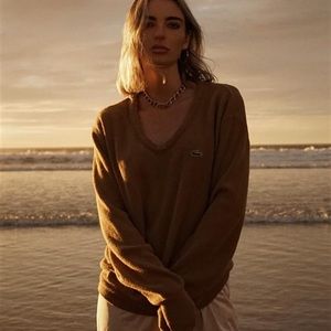 Vintage Lacoste x Izod Knit Sweater V Neck